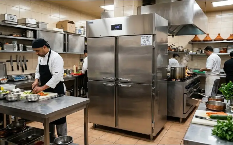 Armoires réfrigérées professionnelles pour cuisine et restaurant à Fès Maroc
