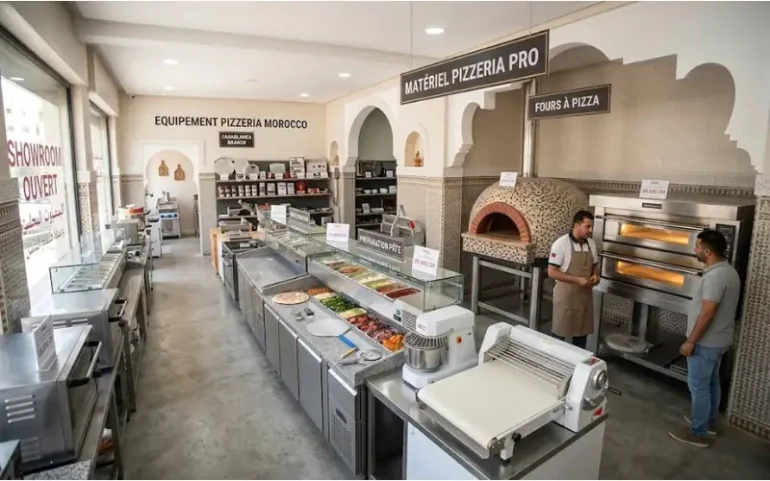 Gamme complète matériel pizzeria professionnel CoinDeco Équipement à Fès Maroc