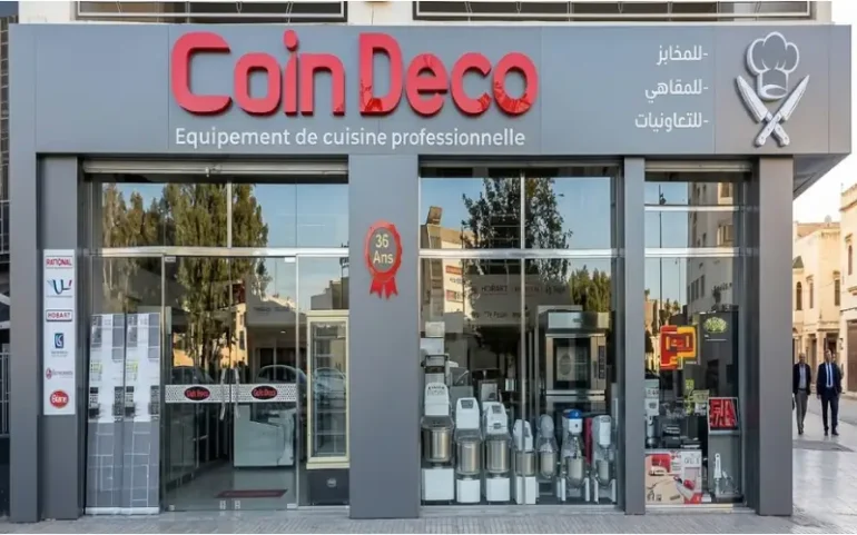 Showroom matériel CHR CoinDeco Équipement à Fès Maroc