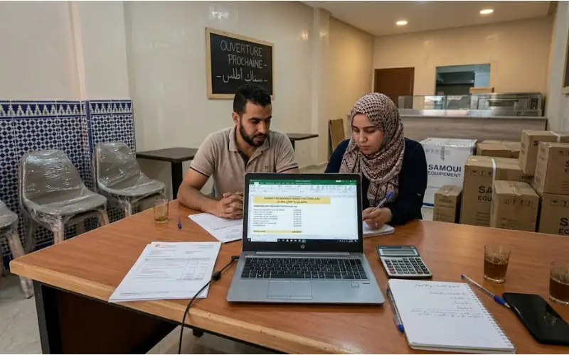 Estimation budget équipement pour ouvrir un snack professionnel à Fès Maroc