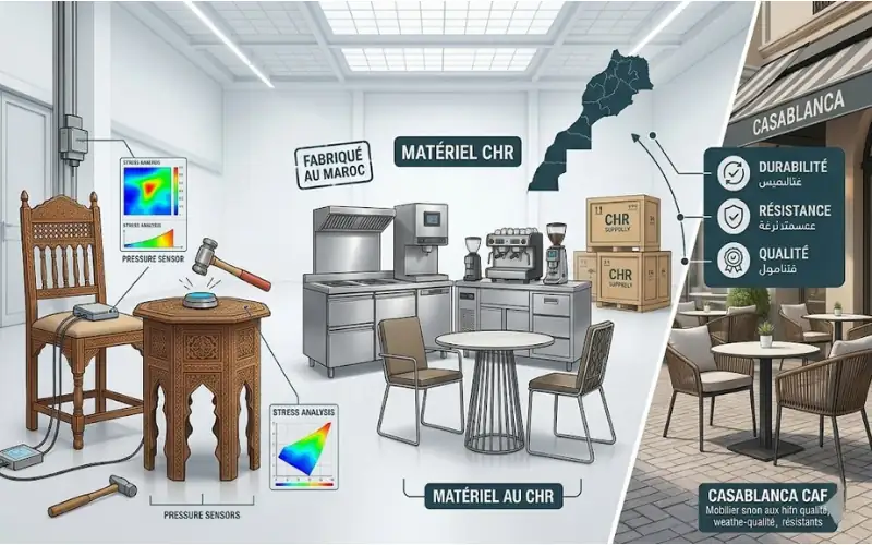 Critères importants pour choisir le mobilier CHR professionnel à Fès Maroc