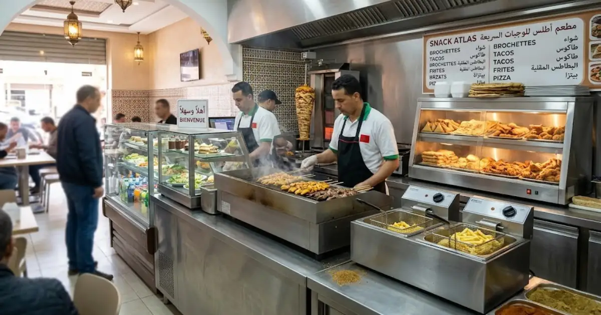 Équipement snack professionnel au Maroc : guide complet