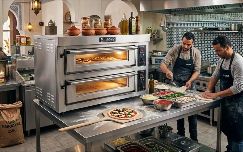 Four à pizza professionnel pour pizzeria au Maroc