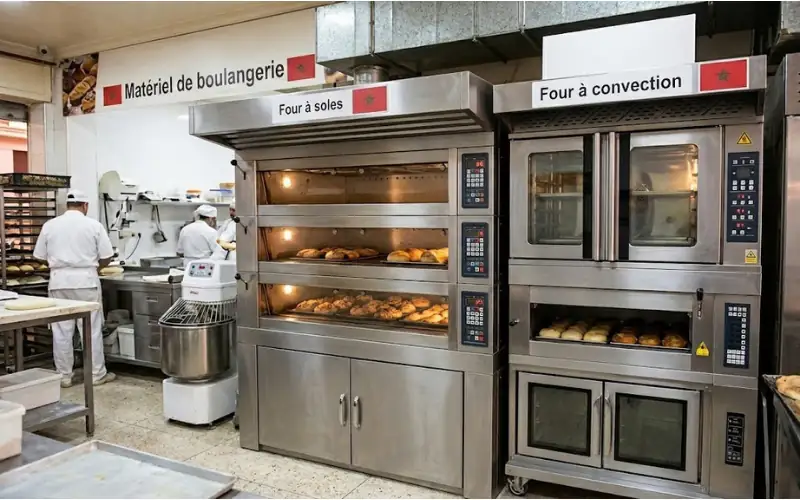 Fours professionnels pour boulangerie et pâtisserie à Fès Maroc