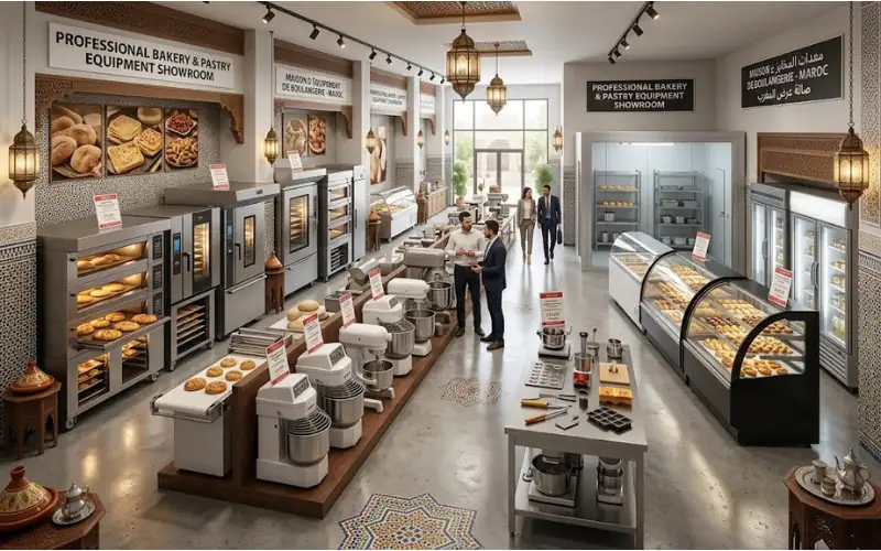 Gamme complète matériel boulangerie pâtisserie CoinDeco Équipement Fès Maroc