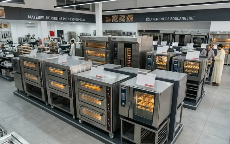 Gamme complète de fours professionnels disponibles chez CoinDeco Équipement à Fès