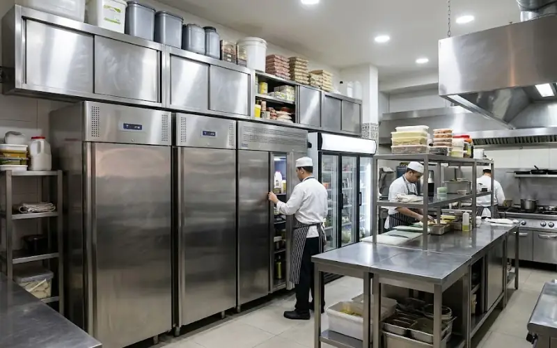 Armoires réfrigérées et stockage professionnel pour restaurant à Fès Maroc