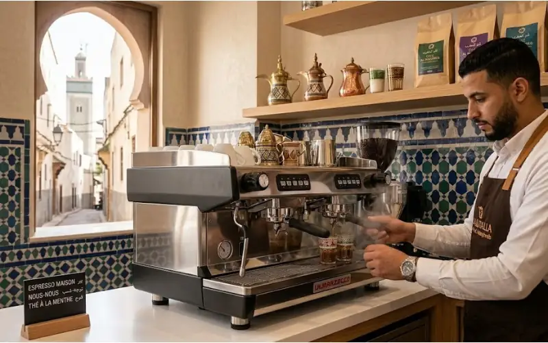 Machines à café professionnelles pour café et restaurant au Maroc